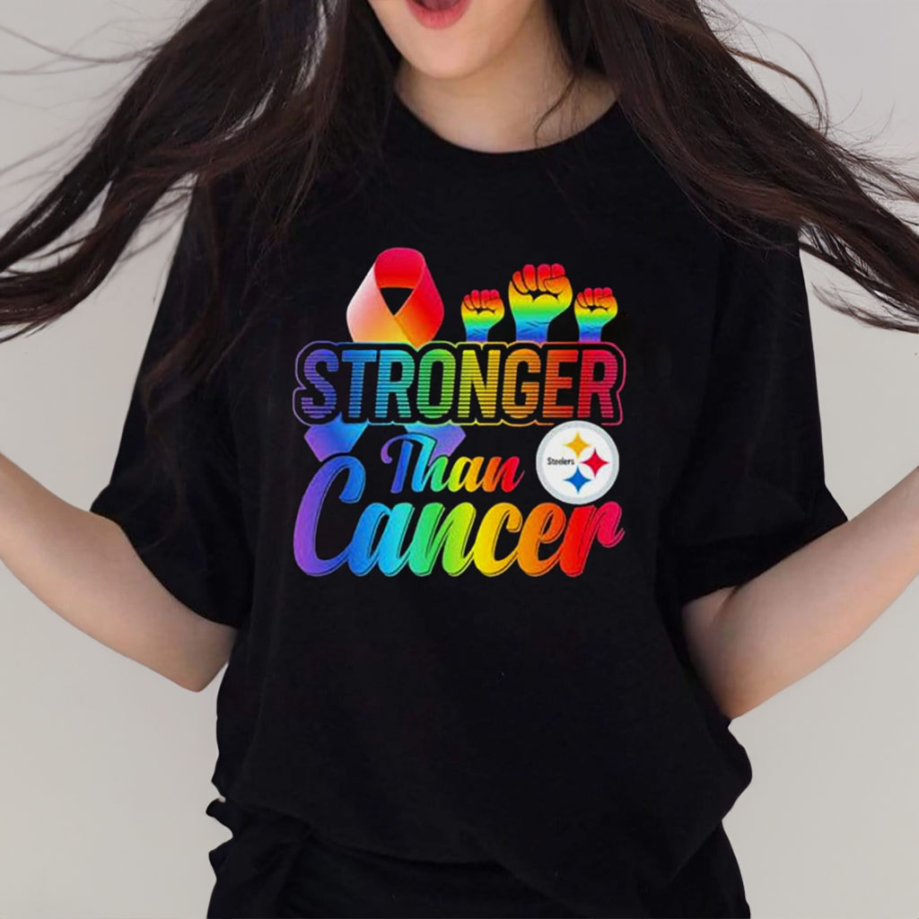 Pittsburgh Steelers Stronger Than Cancer NFL 2023 T-Shirt