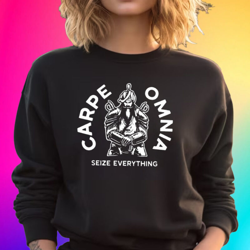 Official Micah Parsons Carpe Omnia Seize Everything Hoodie T-shirt  Sweatshirt - Shibtee Clothing