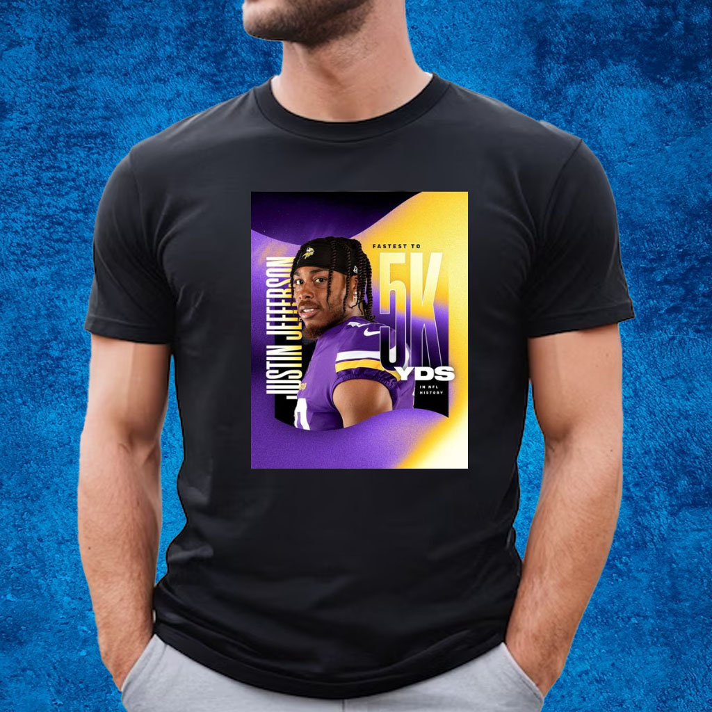 Justin Jefferson NFL T-Shirts, NFL Shirt, Tees