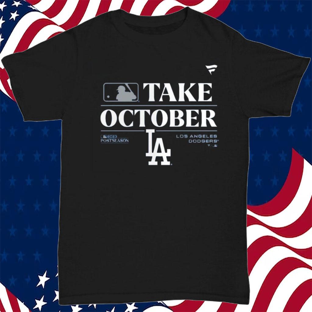 Los Angeles Dodgers Nl West Champs 2023 Take October T-Shirt - ShirtsOwl  Office