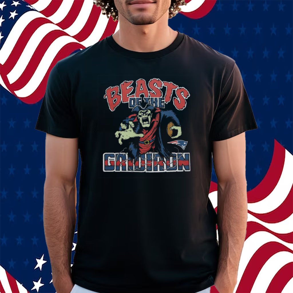 Official new England Patriots Beasts Of The Gridiron T-Shirts