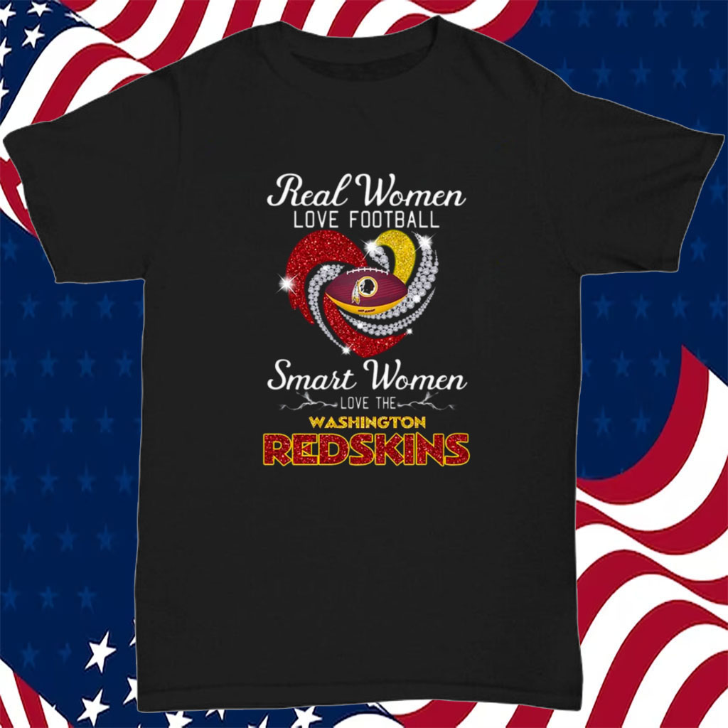 Real Women Love Football Washington Redskins Shirt - ShirtsOwl Office