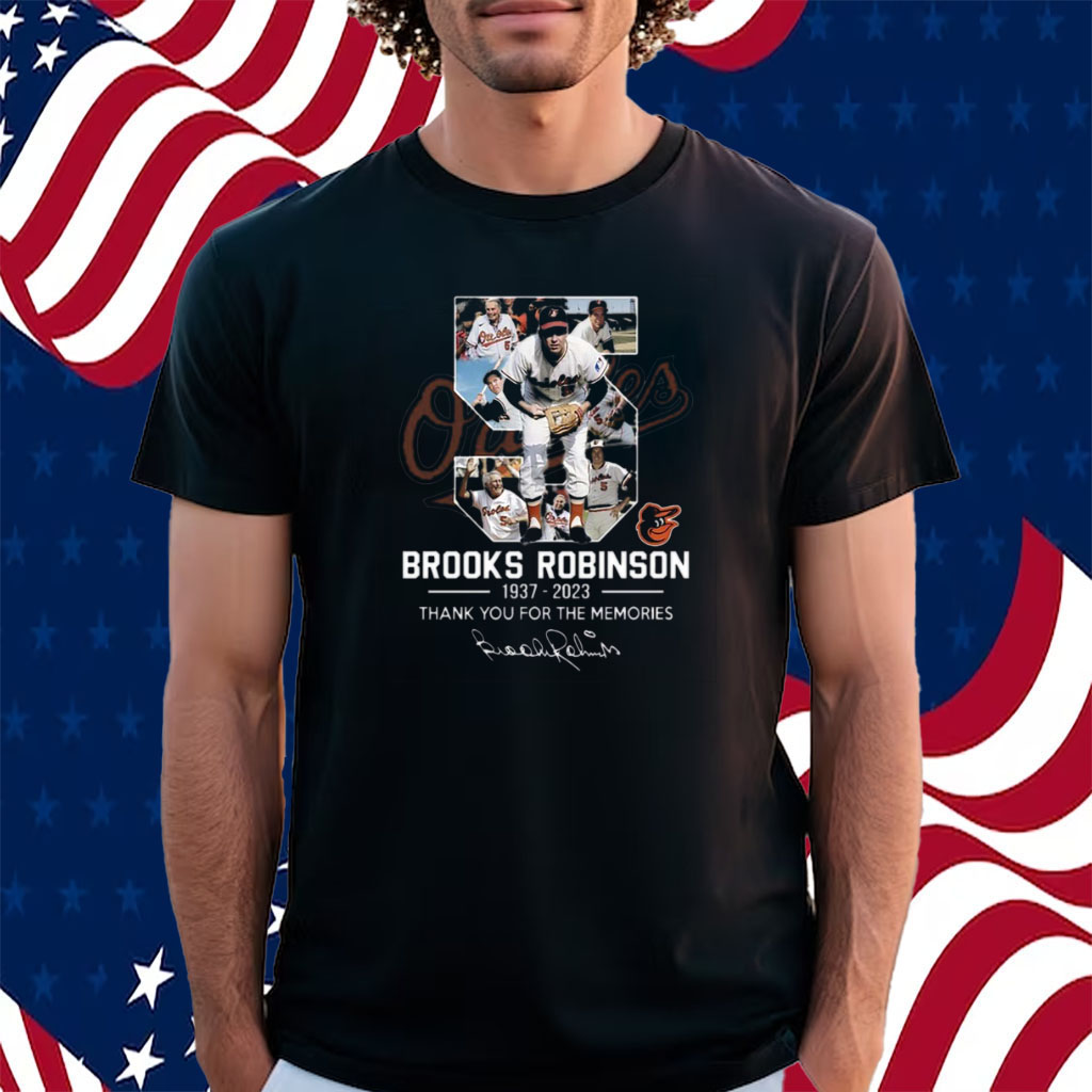 Legendary brooks robinson 1937 2023 signature shirt