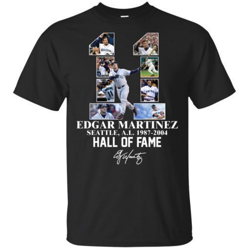 11 Edgar Martinez seattle AL 1987 2004 hall of fame shirt