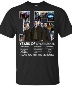 15 years of Supernatural shirt