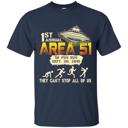 1ST Annual Area 51 5k Fun Run SEPT. 20, 2019 T-Shirt