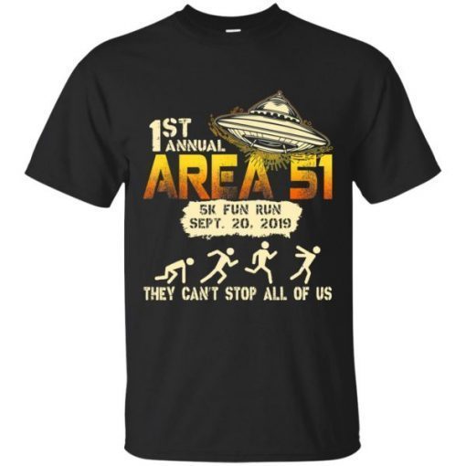 1ST Annual Area 51 5k Fun Run SEPT. 20, 2019 T-Shirts