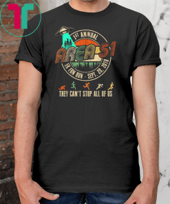 1st Annual Storm Area 51 5k Fun Run They Can't Stop Us Retro Classic T-Shirts