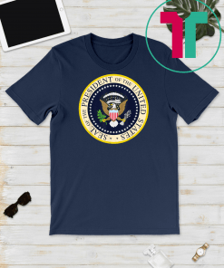 45 Is A Puppet Fake Presidential Seal T-Shirt One Term Donnie Merchandise T-Shirt Charles Leazott’s Anti Trump Funny T-Shirt
