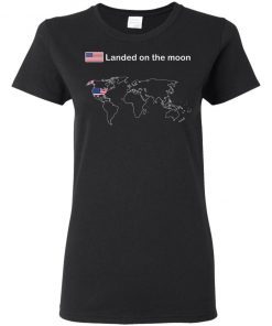 Adam Kinzinger Landed On The Moon Ladies Women T-Shirt