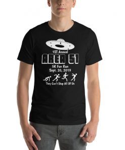 Area 51 1st Annual 5K Fun Run Short Sleeve Unisex T-Shirt