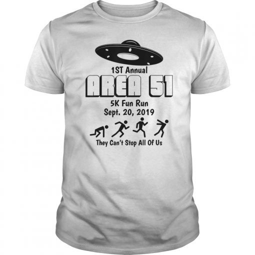 Area 51 5K Fun Run Gifts Tees shirts