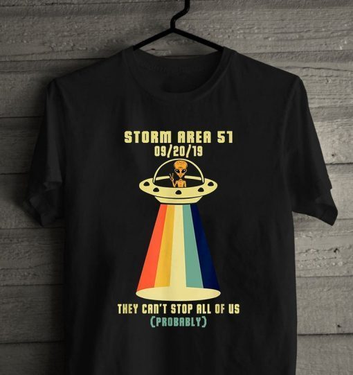 Area 51 Fun Run T-Shirt, Storm Area 51 Fun Run Shirts, First Annual Area 51 Fun Run, September 20 2019.