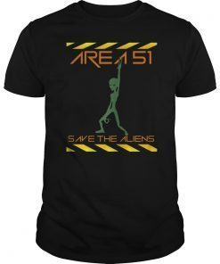 Area 51 Save the Aliens 5k Fun Run They can`t stop all of us T-Shirt