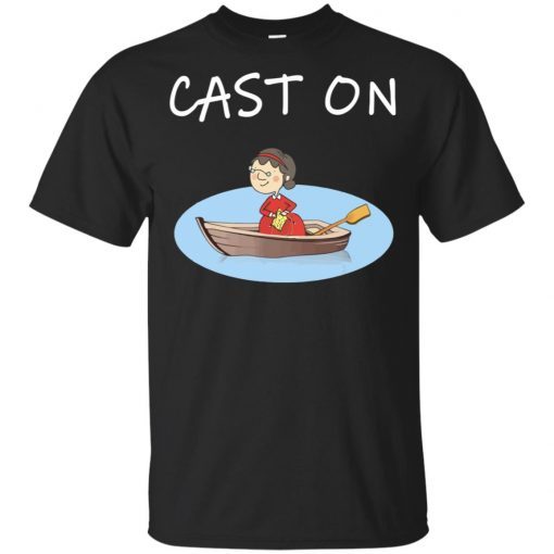 Cast On Funny Knitting T-Shirt