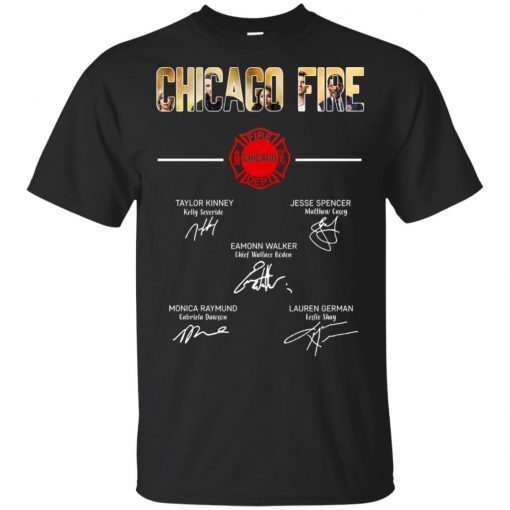 Chicago fire firefighter signature hoodie, ls, t shirt