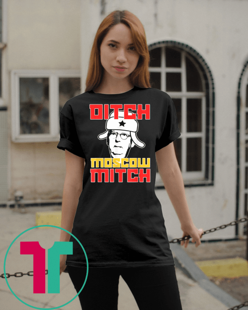 DITCH MOSCOW MITCH Senator McConnell Anti Turtle Face Meme T-Shirt