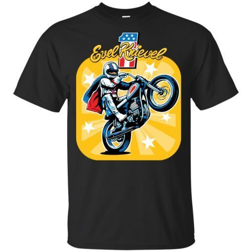 Evel Knievel Motorcycles Youth Kids T-Shirt