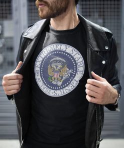 Fake Presidential Seal, Parody Presidential Seal, Anti Trump Shirt, Funny, Extremely Stable Genius, Charles Leazott, 45 is a Puppet