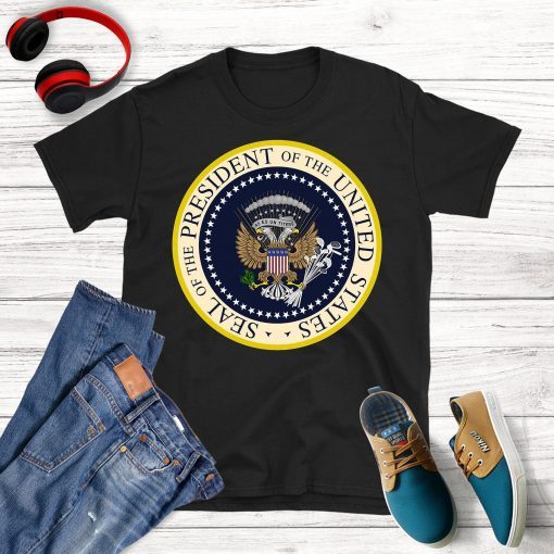 Fake presidential seal shirt