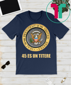 Fake Presidential Seal T Shirt Trump Shirt One Term Donnie Merchandise Funny Gift T-Shirt