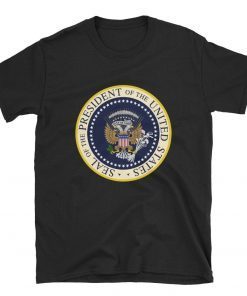 Fake Presidential Seal Tee Shirt , Trump Fake Russian presidential seal 45 is a puppet political Tshirt