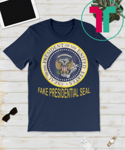 Fake Presidential Seal Vintage T Shirt Funny Charles Leazott’s Anti Trump Gift T-Shirt