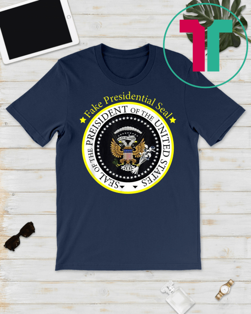 Fake Presidential Seal one term donnie T Shirt Charles Leazott’s Anti Trump T-Shirt