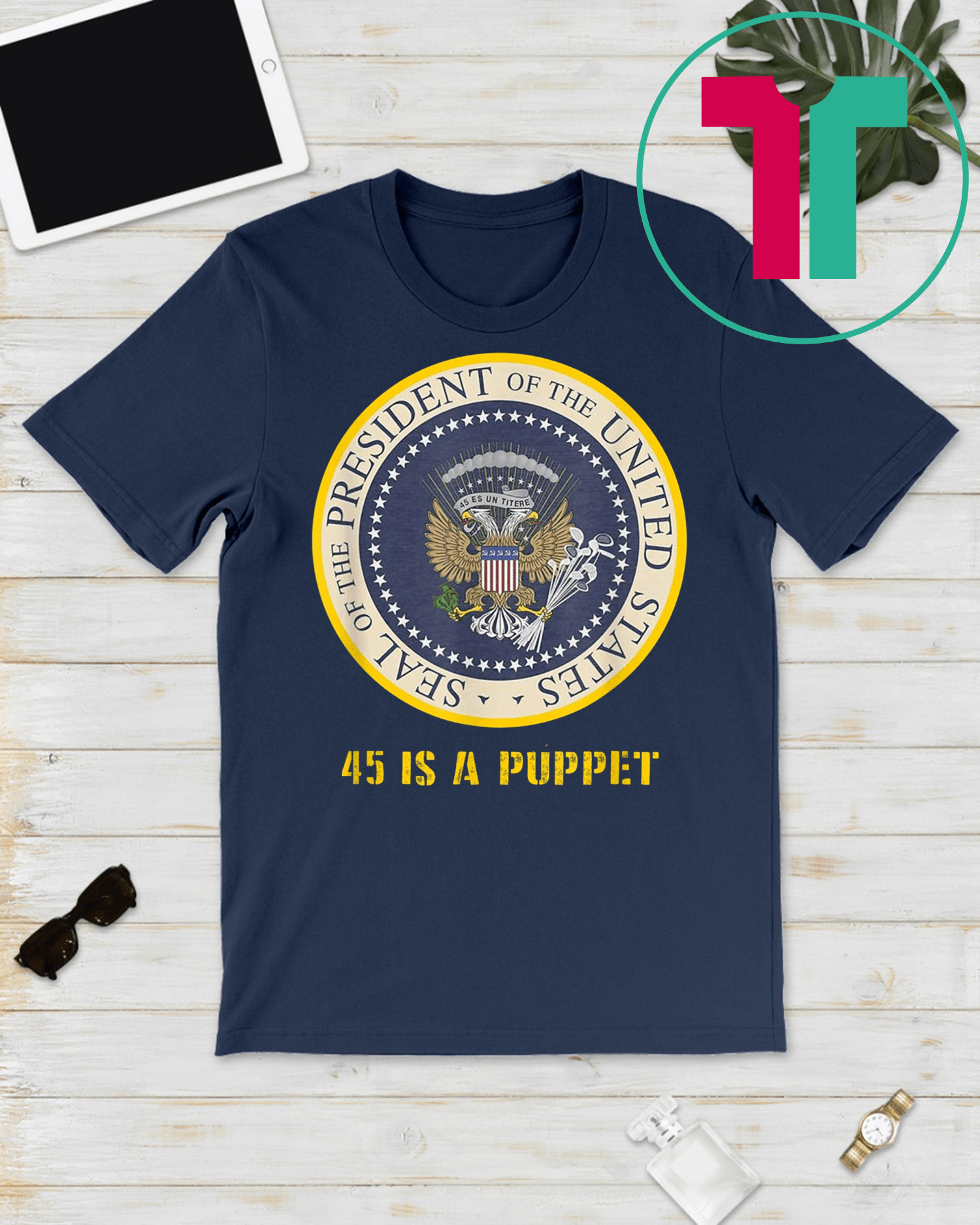 Fake Seal t shirt Charles Leazott's Anti Trump Funny Gift T- Shirt - ShirtsOwl Office
