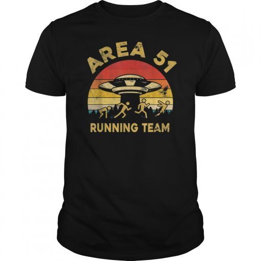 Funny Area 51 Running Team Storm Area 51 Runner T-Shirt