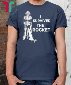 Funny I Survived the Rocket Slide Gift T-Shirt