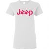 Funny Jeep Paw Prints Dogs & Jeeps Owner Ladies Women T-Shirt