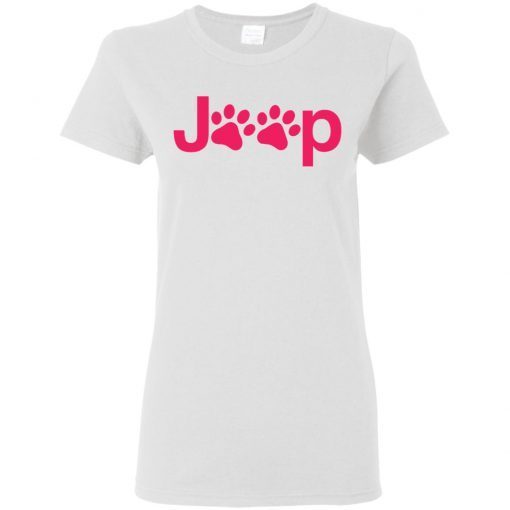 Funny Jeep Paw Prints Dogs & Jeeps Owner Ladies Women T-Shirt