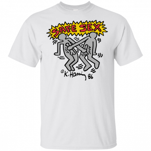 Harry Styles Keith Haring Safe Sex Atlantic City T-Shirt