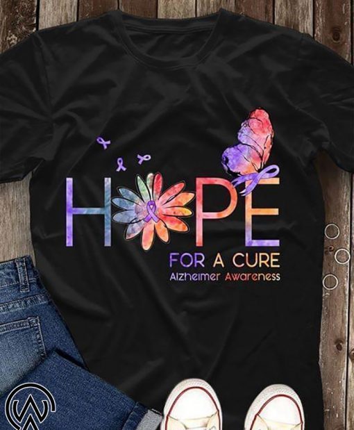 Hope for a cure alzheimer’s awareness shirt