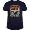 I wait all year for this Week vintage Shark Fan T-Shirts