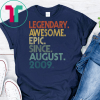 Kids Legendary Awesome Epic Since August 2009 10th Birthday Gifts