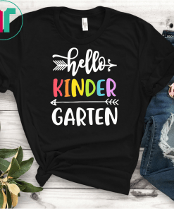 Kindergarten Back To School Hello Kinder Garten Shirt