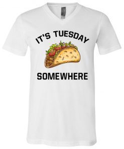 LeBron James It’s Tuesday Taco Somewhere V-Neck T-Shirt