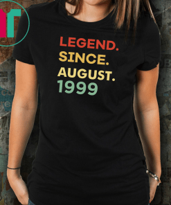 Legend since August shirt birthday custom t shirt birthday shirt birthday gift for him birthday gift for her of being awesome shirt