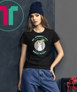 Llamas With Hats My Stomach Was Making The Rumblies That Only Hands Would Satisfy Shirt
