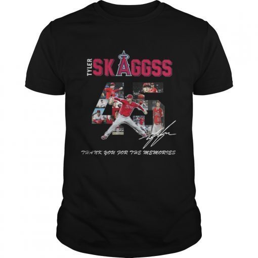 Los Angeles Angels of Anaheim Tyler Skaggs signature shirt