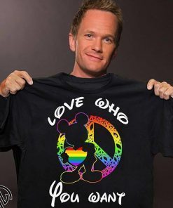 Love who you want mickey mouse LGBT shirt