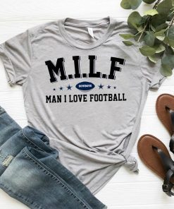 MILF man I love flag football NFL dallas cowboys shirts