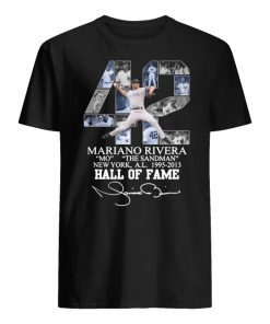 Mariano rivera 42 new york yankees signature shirt