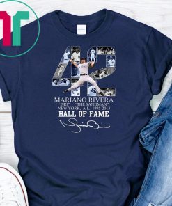 Mariano rivera 42 new york yankees signature shirt