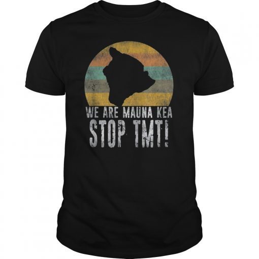 Mount Mauna Kea Stop TMT Distressed Shirt Protect The Sacred