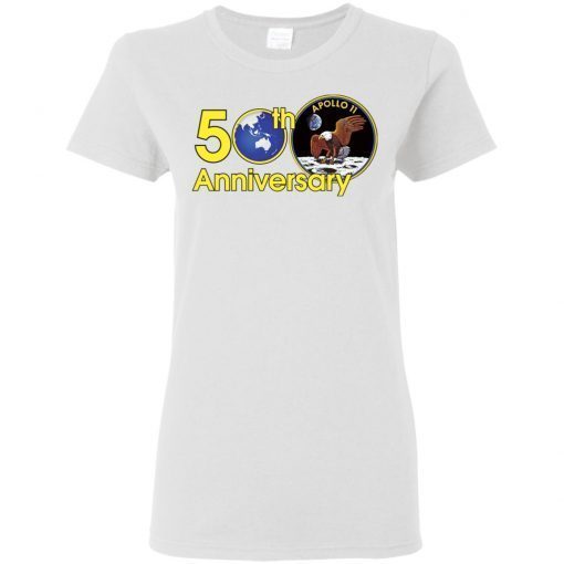 NASA Apollo 11 50th Anniversary Moon Landing Ladies Women T-Shirt