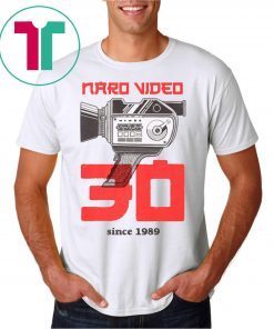 Naro Video Since 1989 Camera Graphic Tee Shirt