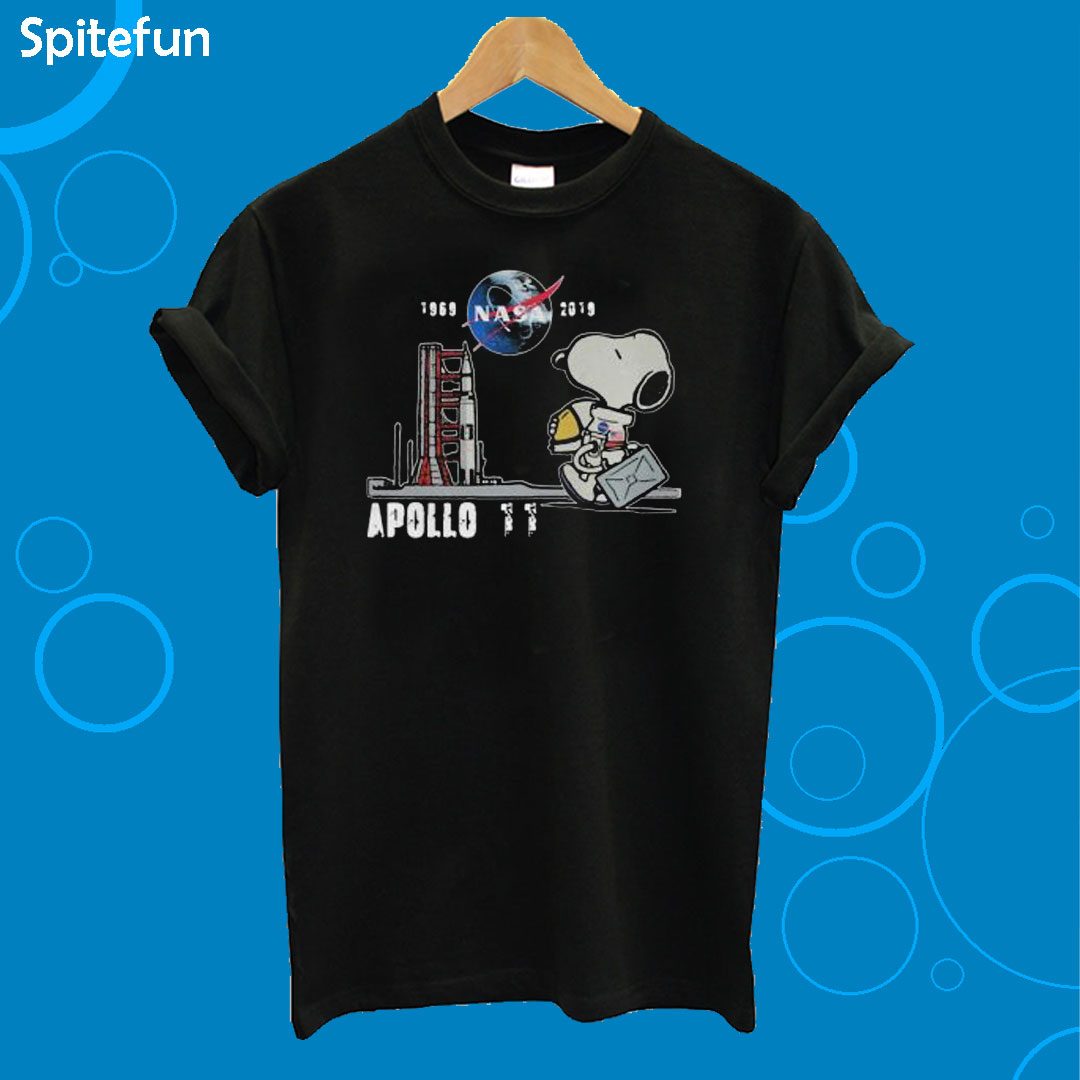 Nasa 1969 2019 Apollo 11 Astronaut Snoopy T-shirt - Shirts owl